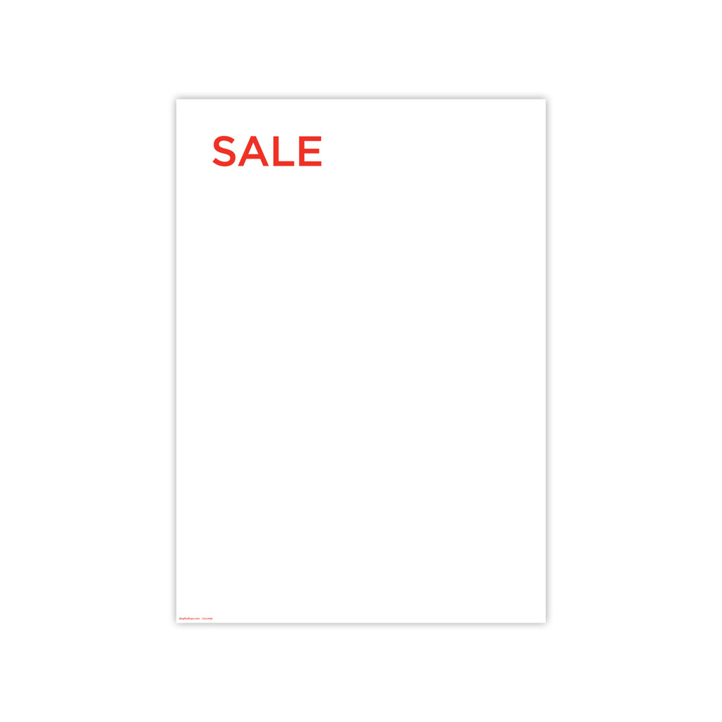 Poster "SALE" (writable) (T4321WHRD)