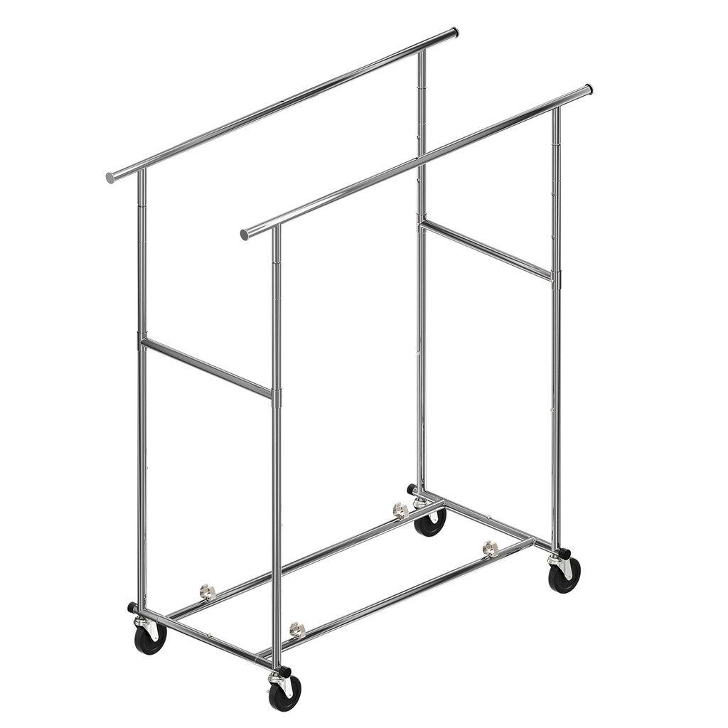 Shop for Shops Double collapsible mobile clothes rack SERIES 2(R1234.2CH)
