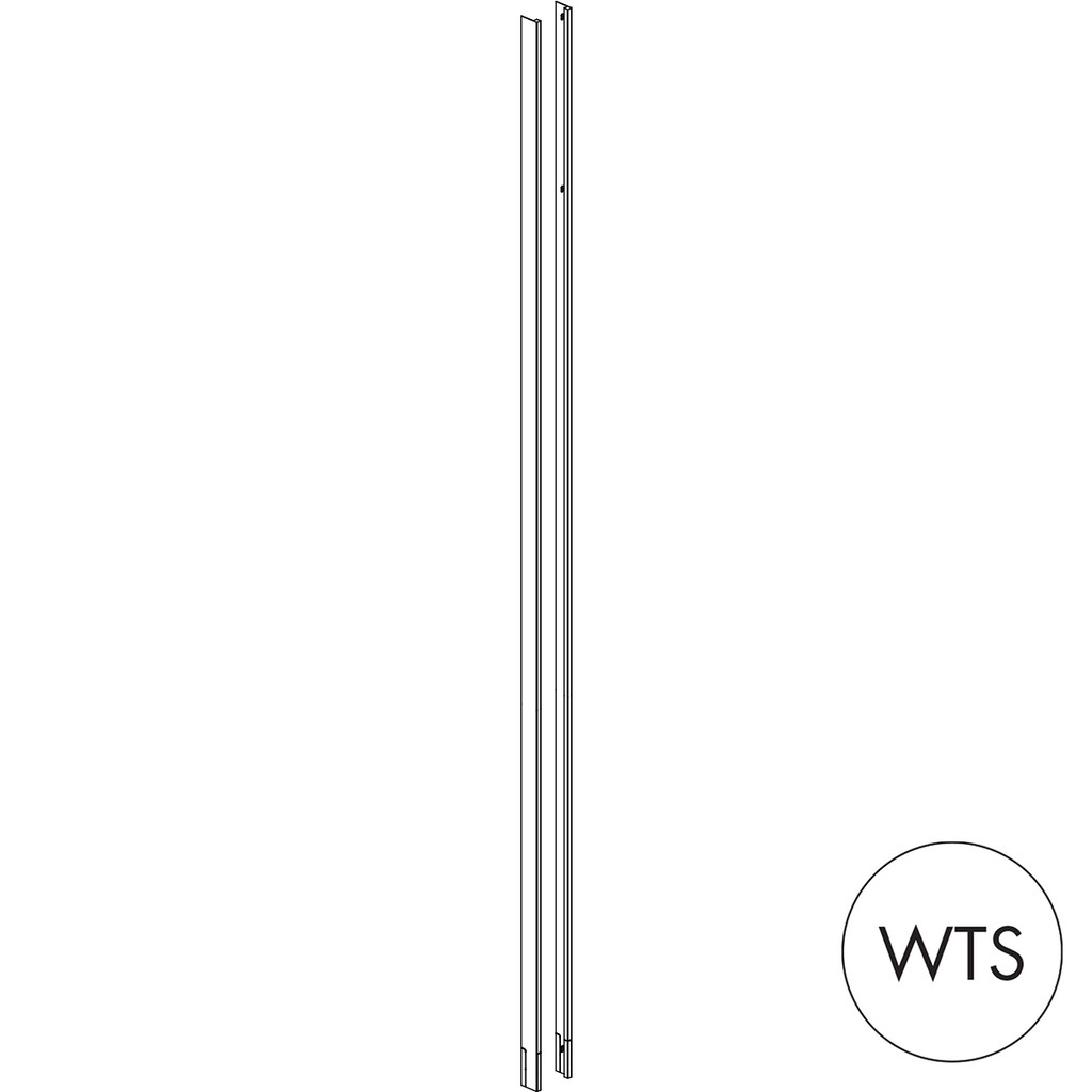 Shop for Shops MAXe single sided batten mounted post cover set 3480mm H(E1035.4WTS)