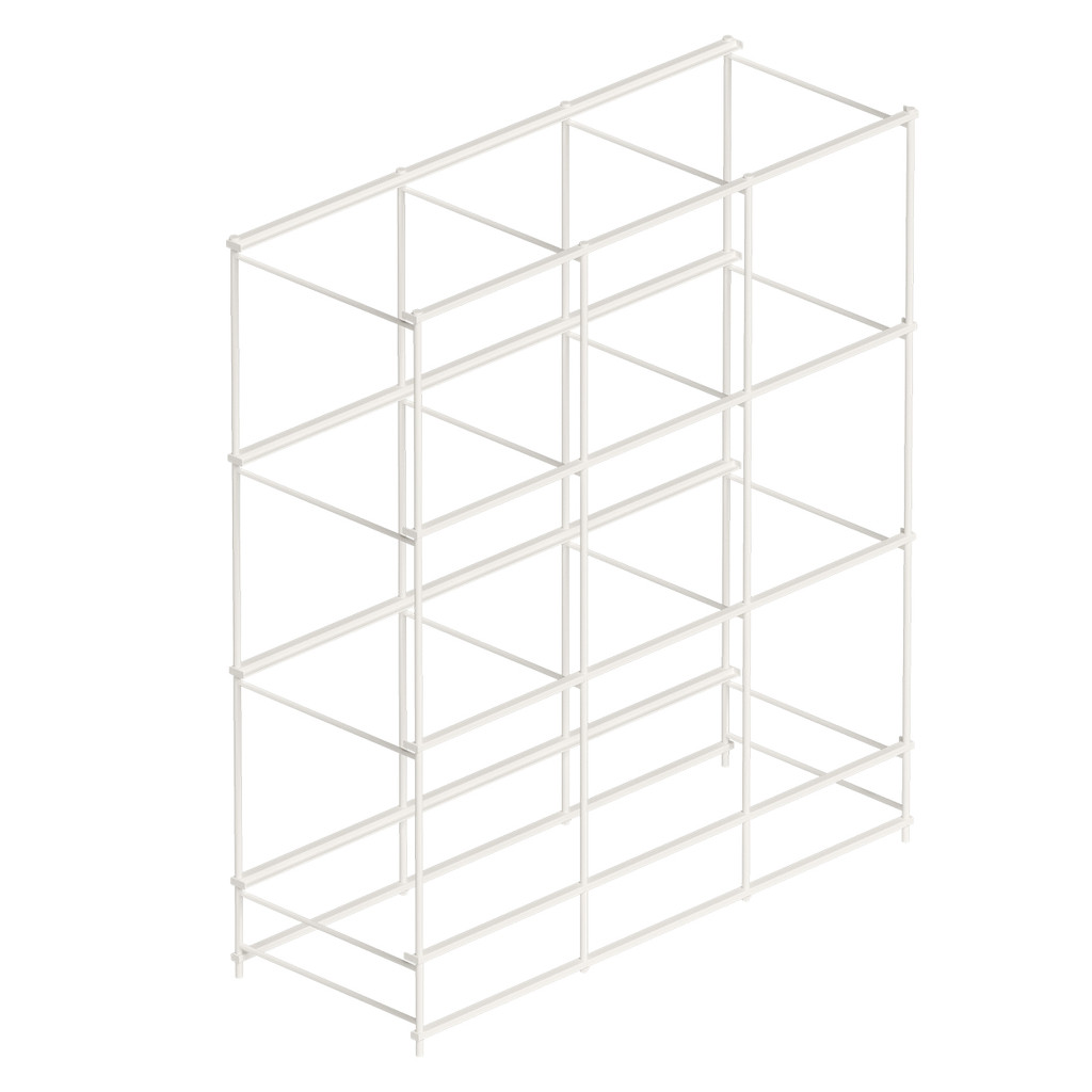 Shop for Shops Stilt folding frame for 4 x 1170 x 400 mm shelves 1176 W x 1345 H x 440 mm D(F1834WTS)