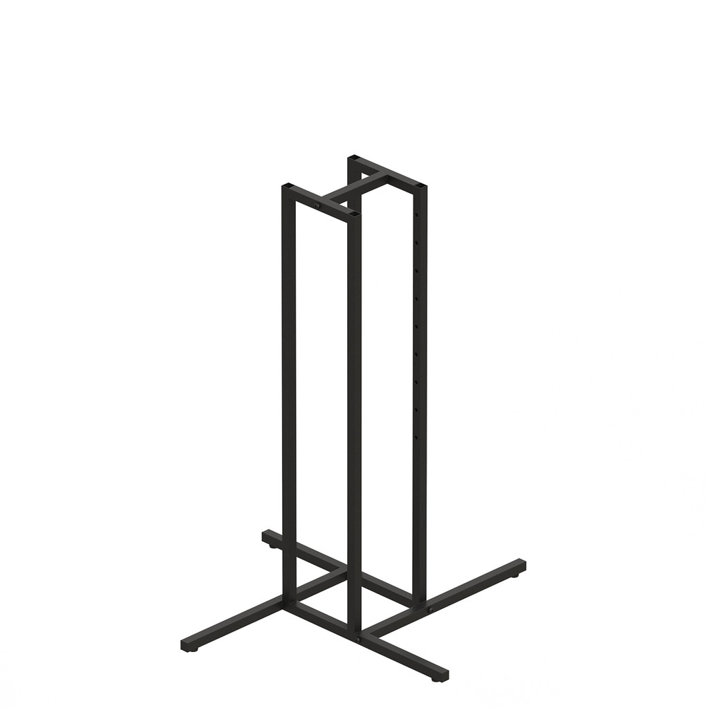 4-way clothes rack base, body only, arms sold separately 890 W x 890 D x 1190 mm H(R2030.1BKS)