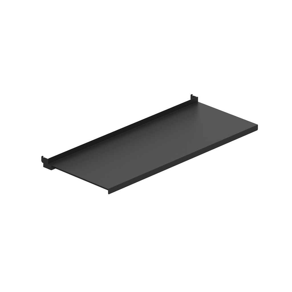MAXe Quick Mount shelf 350 D - 900 mm bay 898 W x 25 mm Thick(E53509BKS)
