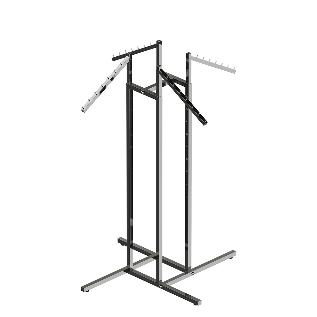 4-Way Rack Kit With 4 x Waterfall Arms Chrome(RFWK0S4W.1CH)