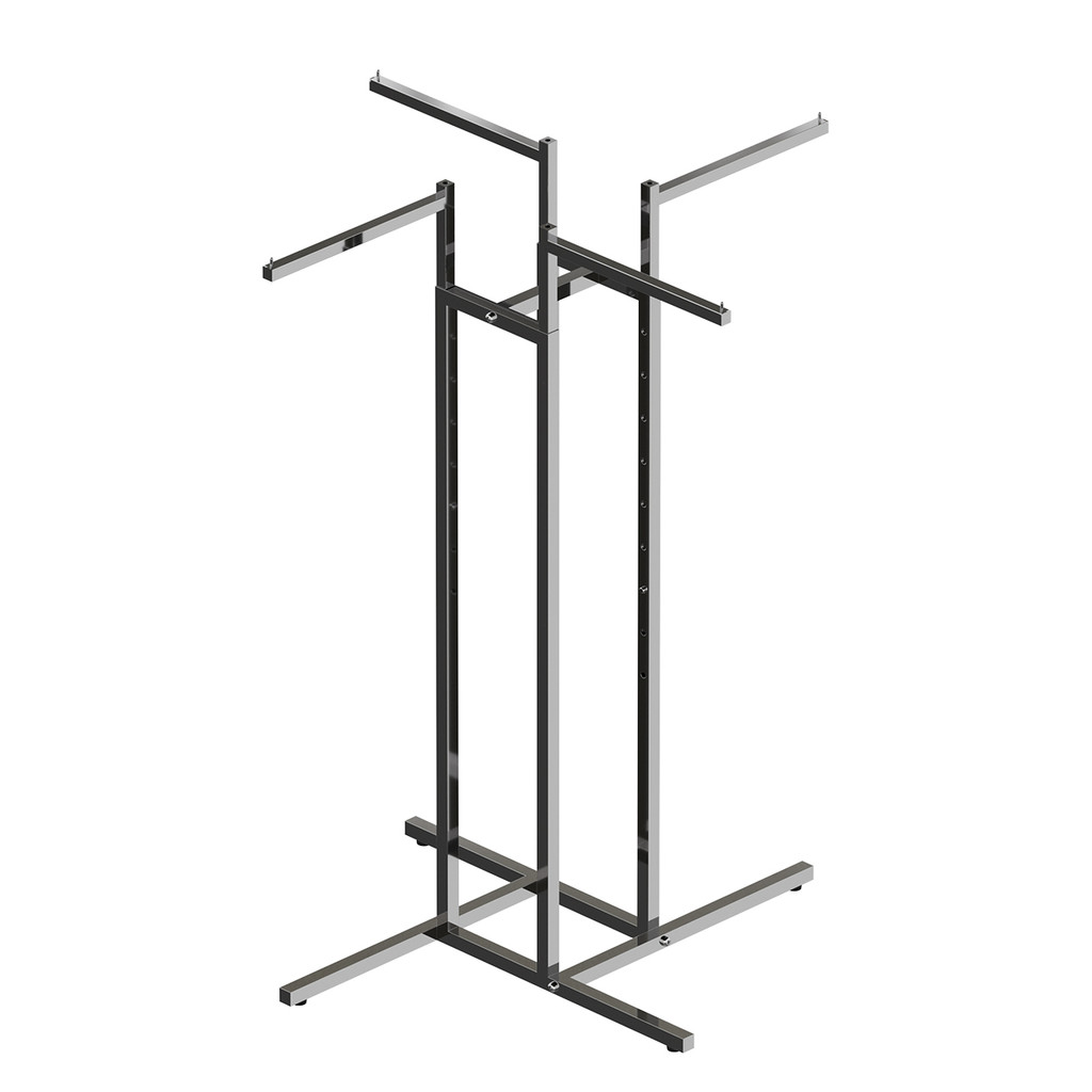 4-Way Rack Kit With 4 x Straight Arms  Chrome(RFWK4S0W.1CH)