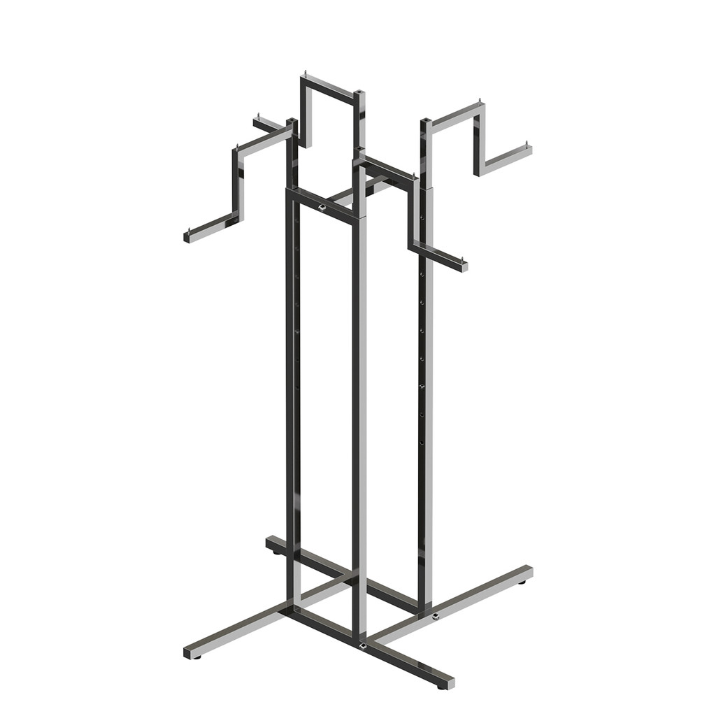 4-Way Rack Kit With 4 x Stepped Arms  Chrome(RFWK4STD.1CH)