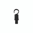 Shop for Shops Hanging clip for 30 mm DIA rail large 110 mm H(A1429BK)
