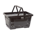 Shop for Shops Stackable shopping basket with handle 425 W x 290 D x 225 mm H(A3000.1BK)