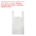 Shop for Shops Singlet shopping bag medium 340 W x 640 H x 204 mm gusset(A8136CL)