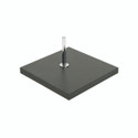 Shop for Shops Base for torso or busts with spigot & 900 mm pole 350 mm Square(B7602BK)