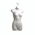 Shop for Shops Female S-M torso front with hanging hook 770 mm H(B9030WH)