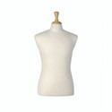 Shop for Shops Male M-L fabric bust full length to thigh HT=720, Chest=980, W=870 mm(B9103WH)