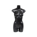 Shop for Shops Style plastic female torso 10-12 with mount for pole HT=850, Chest=830, W=640 H=890(B9334BK)