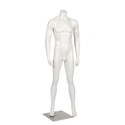 Shop for Shops Fibreglass male mannequin fashionable pose without head HT=1740, Chest=930, W=760 mm(B9404WH)