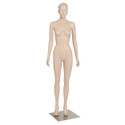 Shop for Shops Fibreglass female mannequin fashionable pose with head HT=1800, B=840, W=590, H=850 mm(B9412SK)