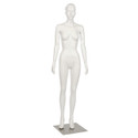 Shop for Shops Fibreglass female mannequin fashionable pose with head HT=1800, B=840, W=590, H=850 mm(B9412WH)