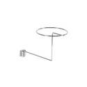 Shop for Shops MAXe backrail hat display 150 mm DIA 4 mm DIA wire(E4352CH)