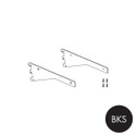 Shop for Shops MAXe 30 mm shelf angle adjustable bracket 300 mm D 30 H x 2.5 mm Thick(E6163BKS)