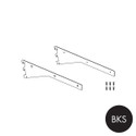 Shop for Shops MAXe 30 mm shelf angle adjustable bracket 400 mm D 30 H x 2.5 mm Thick(E6164BKS)