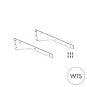 Shop for Shops MAXe 30 mm shelf angle adjustable bracket 400 mm D 30 H x 2.5 mm Thick(E6164WTS)