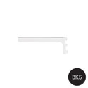 Shop for Shops MAXe 10 mm glass shelf bracket set 300 mm D 30 H x 2.5 mm Thick(E6303BKS)