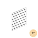 Shop for Shops MAXe slatwall panel 560 H - 600 mm bay 590 W x 18 mm Thick(E8006.4PY)