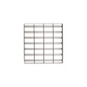Shop for Shops MAXe slatwall mesh panel 560 H - 600 mm bay 590 W x 18 mm Thick(E8206BKS)