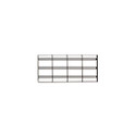 Shop for Shops MAXe slatwall mesh panel 240 H - 600 mm bay 590 W x 18 mm Thick(E8306BKS)