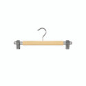 Shop for Shops Wooden hanger premium flat with clips at ends 330 W x 12 mm Thick(H2634BH)