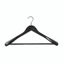 Shop for Shops Wooden hanger premium contoured for suit with formed shoulders & rail 410 W x 14 mm Thick(H2646BK)