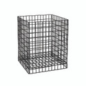 Shop for Shops Collapsible clearance wire bin large 590 W x 590 D x 760 mm H(M1468BK)