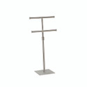 Shop for Shops Two tier hanging jewellery display with adjustable height 150 mm sq base 300-570 mm Adj H(M2832SC)