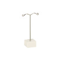 Shop for Shops Earring stand on cube small 25 mm sq base x 80 mm H(M3312CHWH)