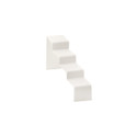 Shop for Shops Stepped jewellery display with 4 steps 230 W x 48 D x 100 mm H(M3350WH)