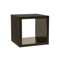 Shop for Shops Medium square wooden display cube 398 x 398 x 400 mm D(M5401BK)