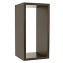 Shop for Shops Large rectangular wooden display cube 796 x 398 x 400 mm D(M5412BK)