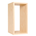 Shop for Shops Large rectangular wooden display cube 796 x 398 x 400 mm D(M5412PY)