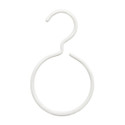 Shop for Shops Metal display ring with hook suitable for scarves ties etc 100 mm DIA 6 mm Rod(M7001WH)