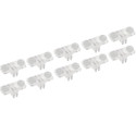 Shop for Shops Shelf support clip double side fitted with grommet pack of 10(S1385CACL)
