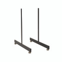 Shop for Shops Slatwall mesh panel legs (pair) for freestanding unit 612 mm D(S1515BK)