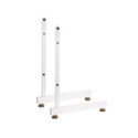 Shop for Shops Slatwall mesh panel legs single sided freestanding unit 350 mm D(S1516WH)