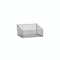 Shop for Shops Slatwall mesh basket with low front 250 W x 185 D x 125 mm H(S1640CH)