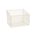 Shop for Shops Slatwall mesh basket with low front 345 W x 260 D x 250 mm H(S1641WH)