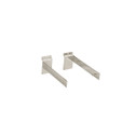 Shop for Shops Slatwall bracket set for 30 mm x 200 mm D shelf 200 D x 30 H x 2.5 mm Thick(S1672CH)