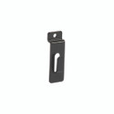 Shop for Shops Slatwall flat hook for hanging display 15 mm D(S1685BK)