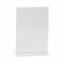 Shop for Shops Double sided acrylic sign holder A4 Portrait with 90 mm D Base(T2724CA)