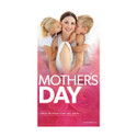 Shop for Shops Event Poster "MOTHER'S DAY" 530 W x 1000mm H(T4641RDWH)