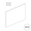 Shop for Shops Peggie/MAXe plain panel for 900 bay - 560 mm H(P1609WHT)