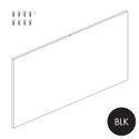Shop for Shops Peggie/MAXe plain panel for 1200 bay - 560 mm H(P1612BLK)