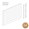 Shop for Shops Peggie panel 75 x 70mm perforated pattern with MAXe brackets 890 W x 558 mm H(P0609OAK)