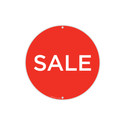 Shop for Shops Round double sided poster "SALE" Double Sided 400mm DIA(T4700.1RDWH)